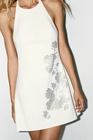 ROBE HALTER STRASS