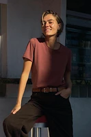 WASHED SHORT SLEEVE T-SHIRT