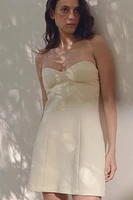 STRAPLESS MINI DRESS