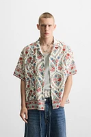 CHEMISE À IMPRIMÉ FLORAL