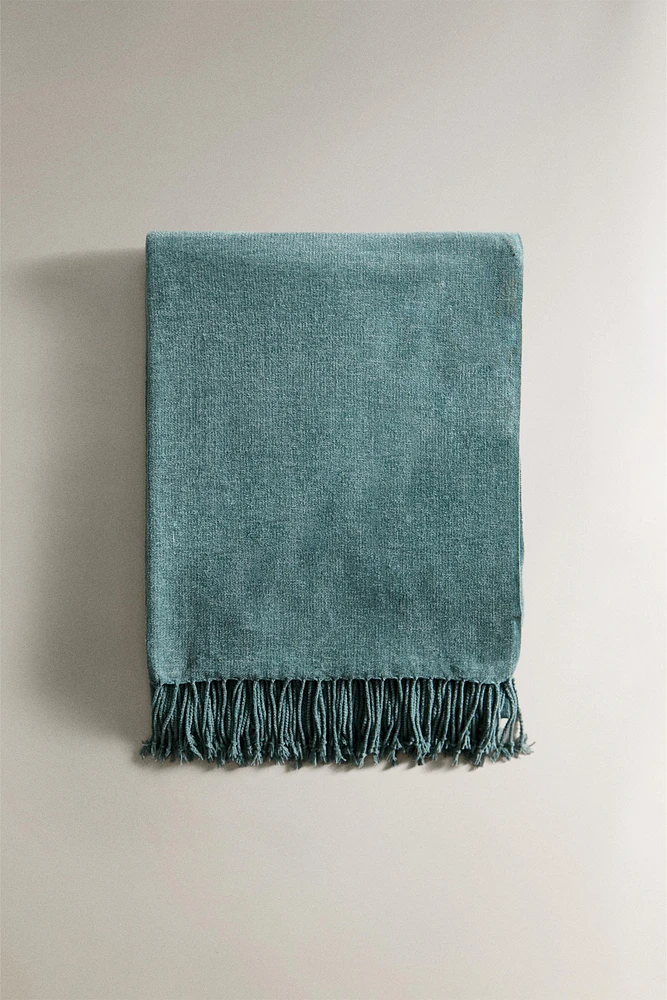 PLAID CHENILLE