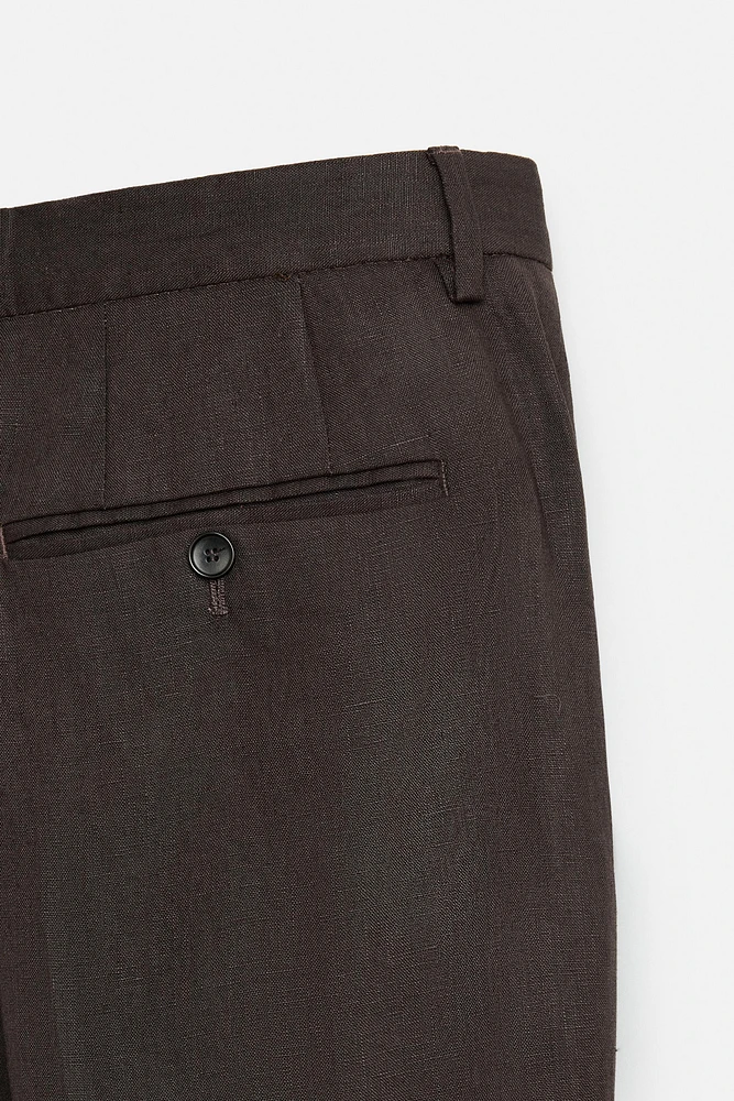 SUIT PANTS 100% LINEN