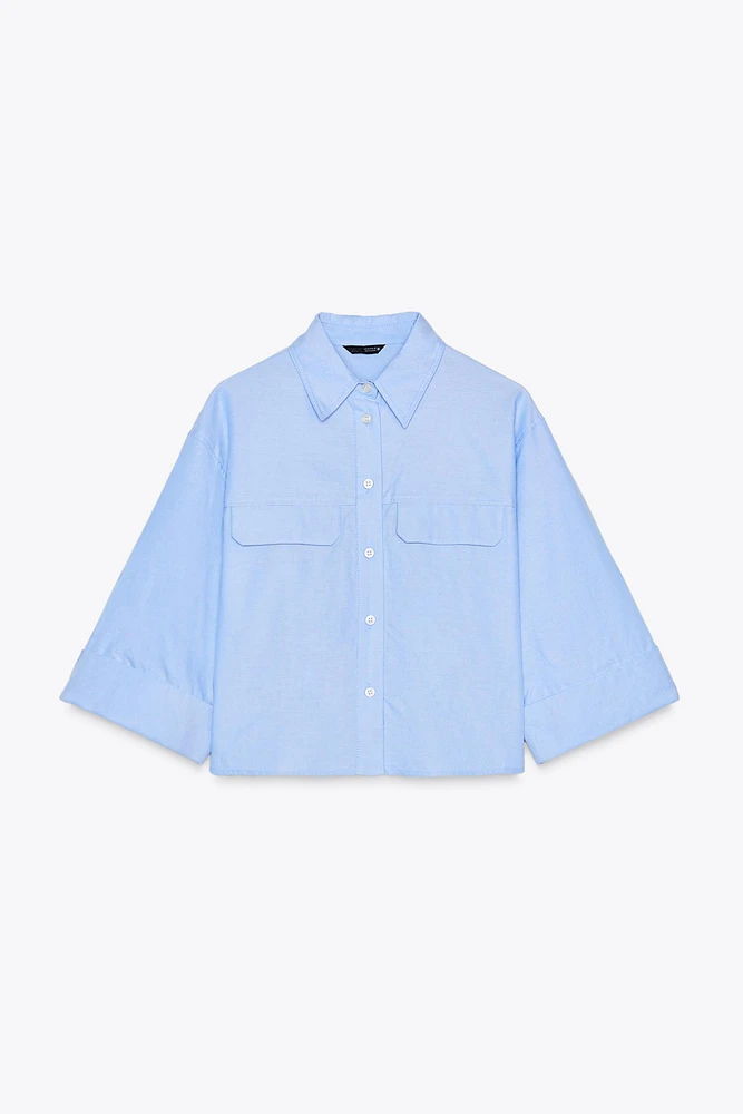 CHEMISE OXFORD COURTE