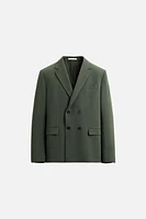 DOUBLE BREASTED SUIT BLAZER