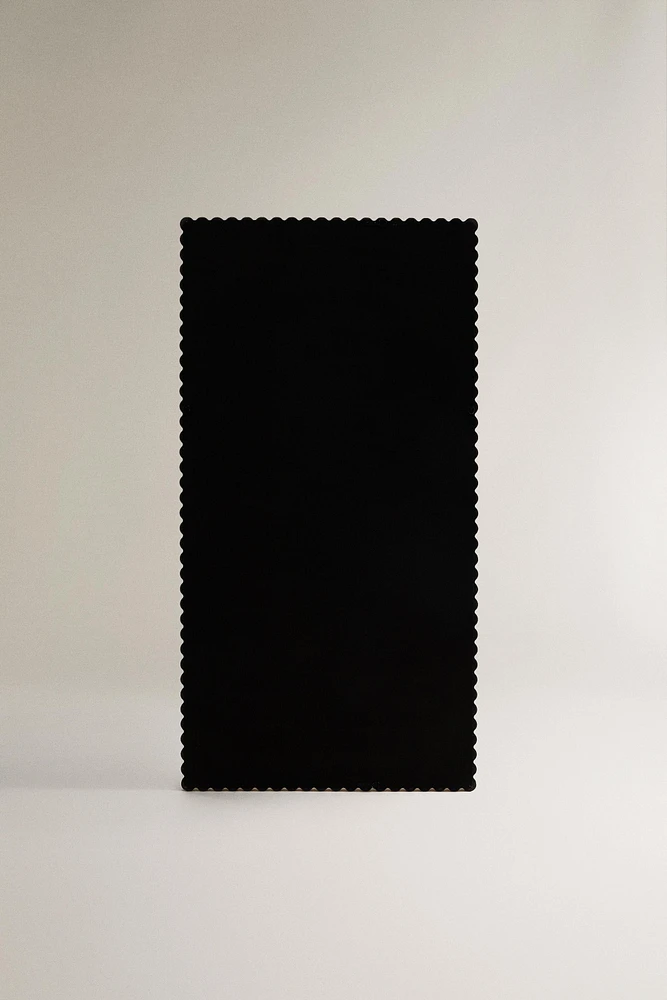 GRAND MIROIR MURAL RECTANGULAIRE CADRE BOIS