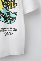 T-SHIRT À IMPRIMÉ GRAFFITIS