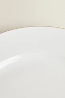 RIMMED BONE CHINA SIDE PLATE