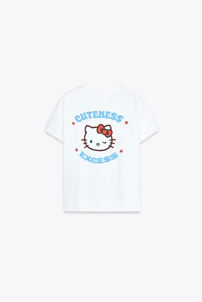 T-SHIRT EFFET DÉLAVÉ HELLO KITTY © 2025 SANRIO