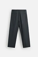 PLEATED REGULAR FIT PANTS