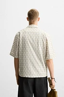 CHEMISE BRODERIE GÉOMÉTRIQUE