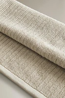 STRIPED TEXTURED BATH TOWEL