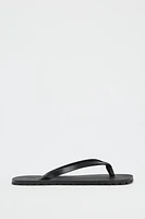 LEATHER SANDALS WITH RUBBER SOLE