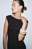 LOT DE 4 BRACELETS EN RÉSINE