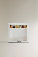 LOT PETITES CUILLÈRES VERRE RECYCLABLE FRUITS (LOT DE 6)