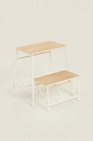 WOOD STOOL | LADDER