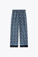 GEOMETRIC PRINT PANTS