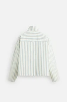 CHEMISE BOXY FIT À RAYURES