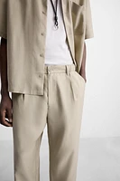 PANTALON EN MÉLANGE DE LYOCELL