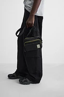 CONTRAST TECHNICAL CROSSBODY BAG