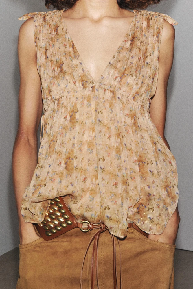 ZW COLLECTION FLORAL PRINT TOP