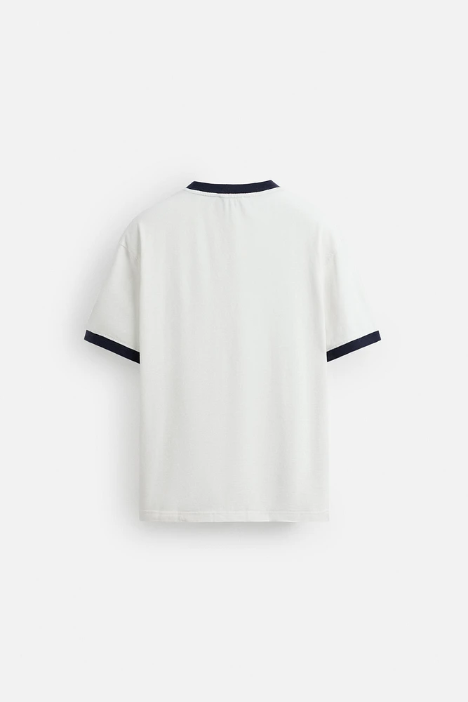 T-SHIRT CONTRASTE SNOOPY ™