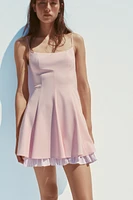 SHORT STRIPED DRESS