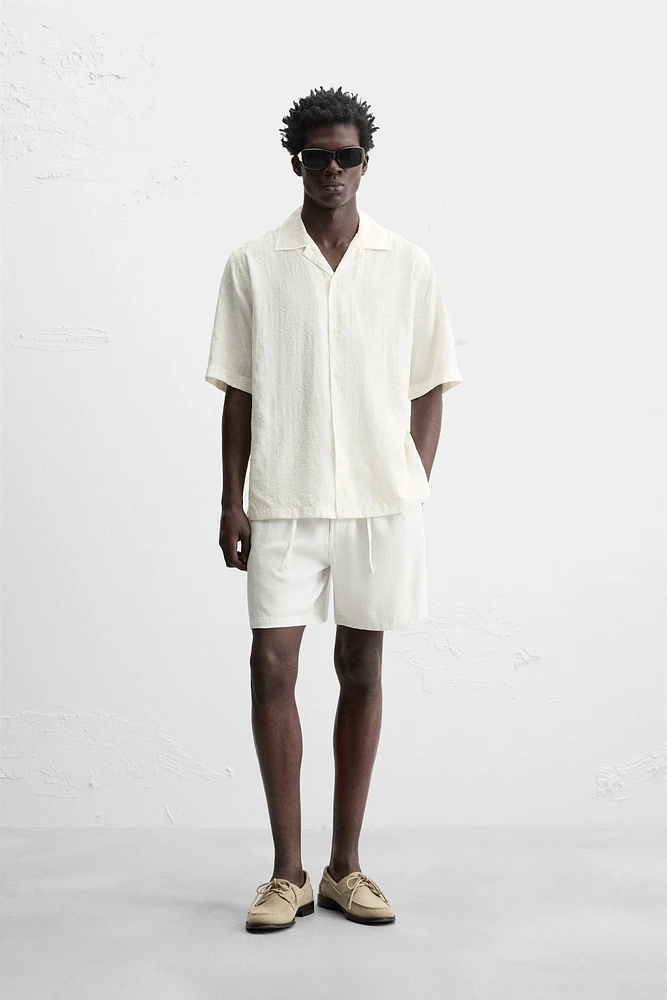 CHEMISE JACQUARD TEXTURÉE
