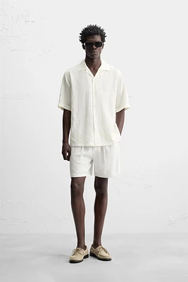 CHEMISE JACQUARD TEXTURÉE