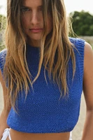 KNIT CROP TOP