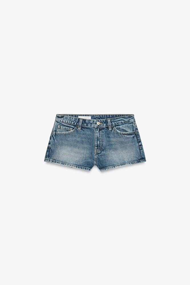 SHORT MICRO EN JEAN TRF TAILLE NORMALE