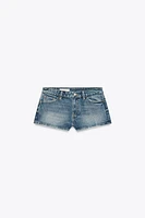 SHORT MICRO EN JEAN TRF TAILLE NORMALE