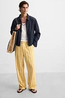 STRIPED SHOPPER BAG