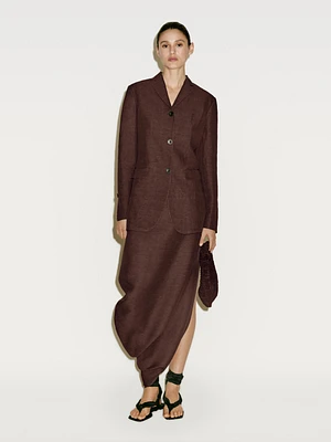 Jupe midi asymétrique dans le bas - Limited Edition