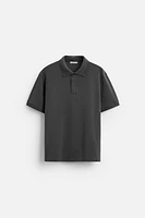 BASIC TEXTURED WEAVE PIQUÉ POLO