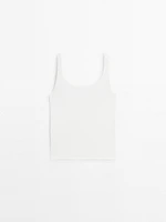 Cotton blend tank top