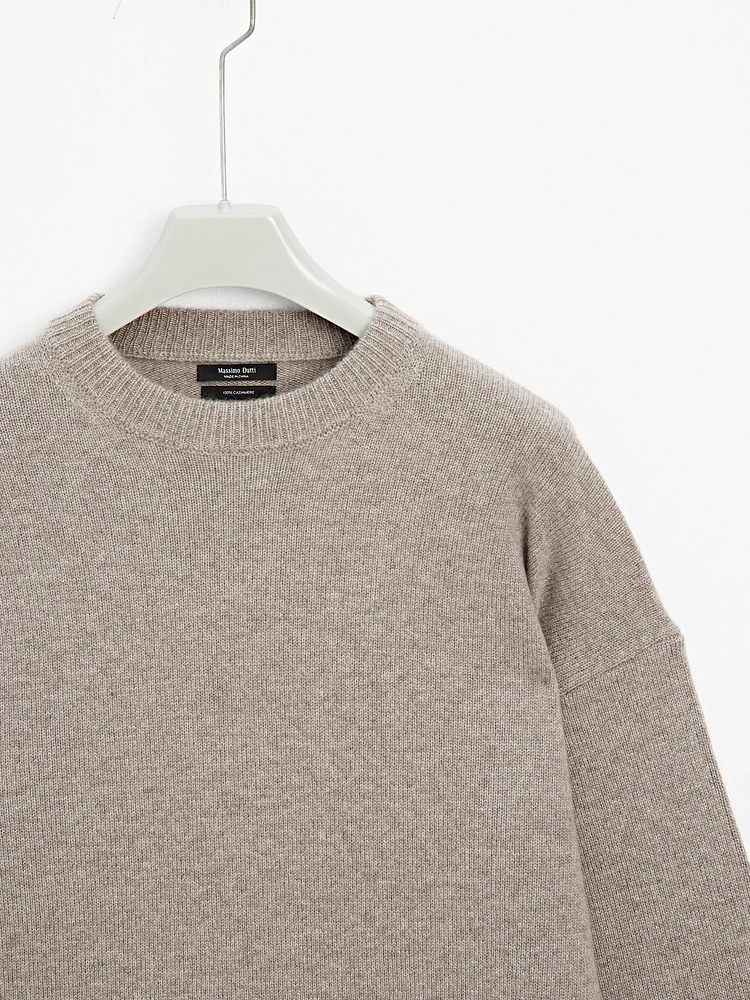 Pull oversize en maille 100 % cachemire