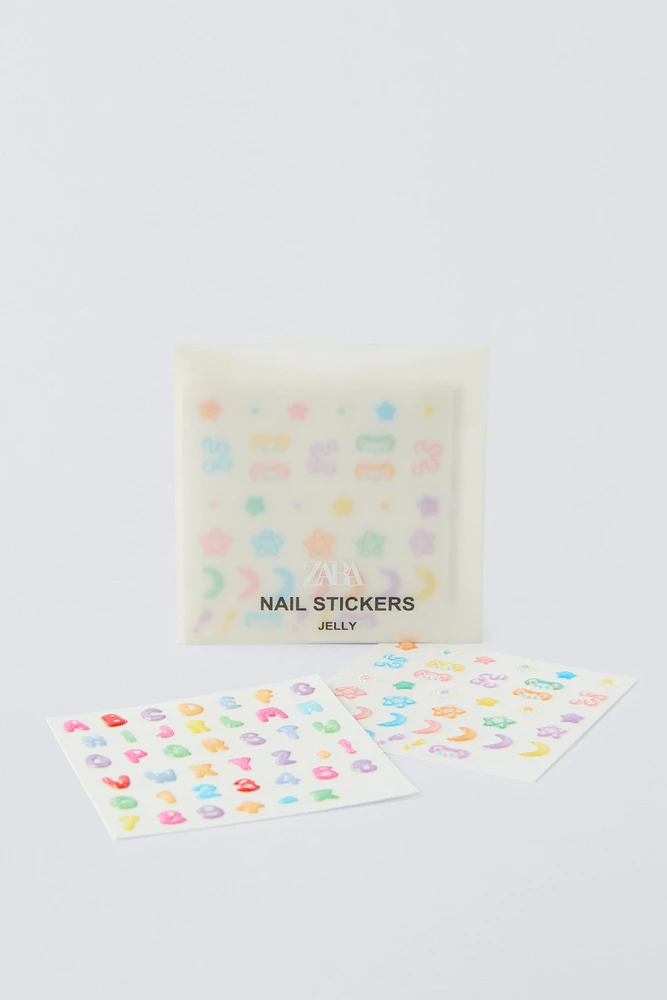 JELLY ZARA NAIL STICKERS