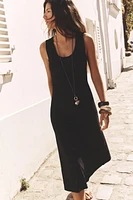INTERLOCK MIDI DRESS