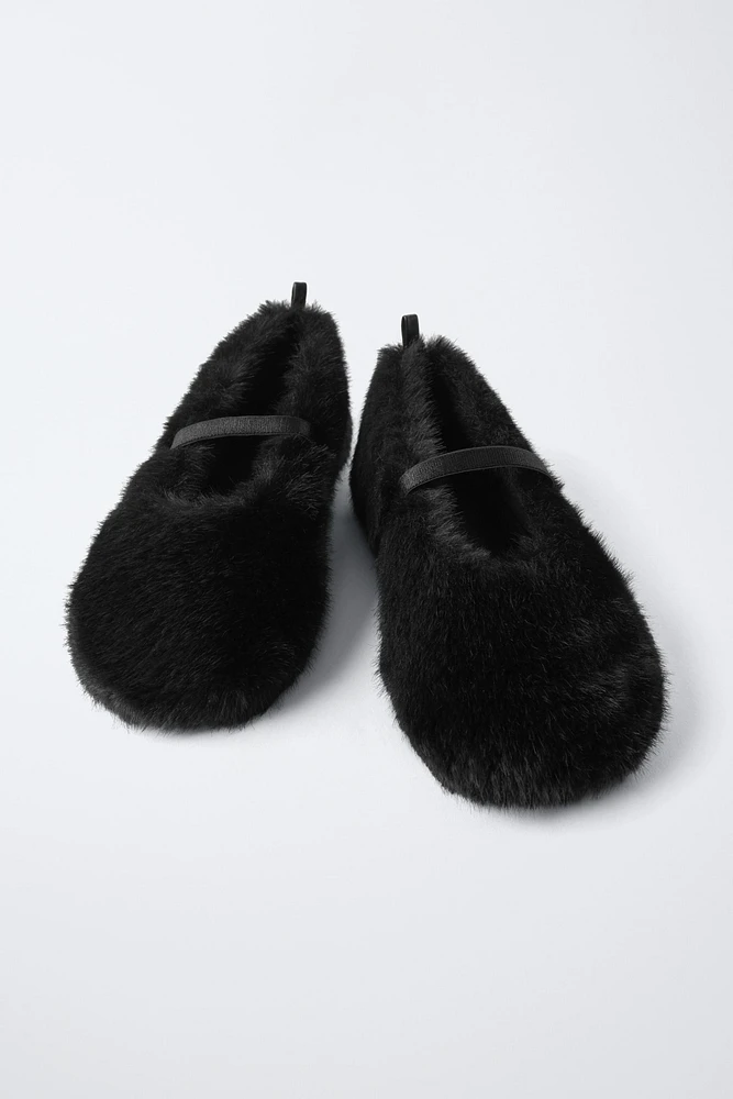 FAUX FUR MARY JANES LIMITED EDITION