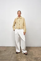 VESTE EN CUIR DAIM 100 % ZW COLLECTION LIMITED EDITION