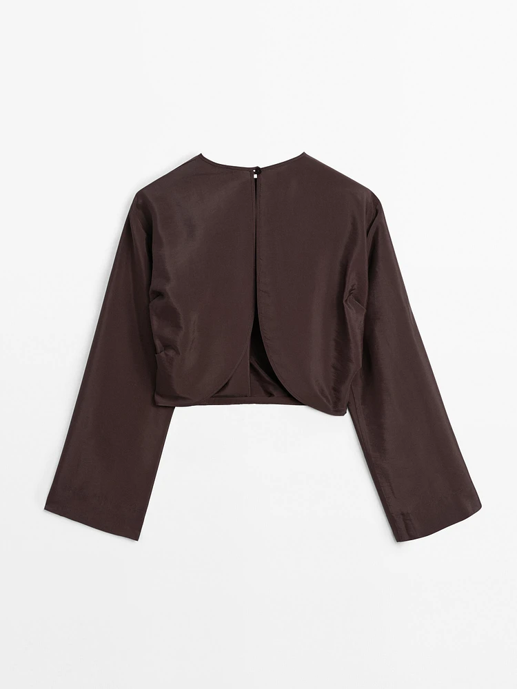 Chemise satinée fendue - Limited Edition