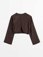Chemise satinée fendue - Limited Edition