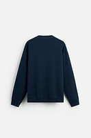 COTTON BLEND SWEATER