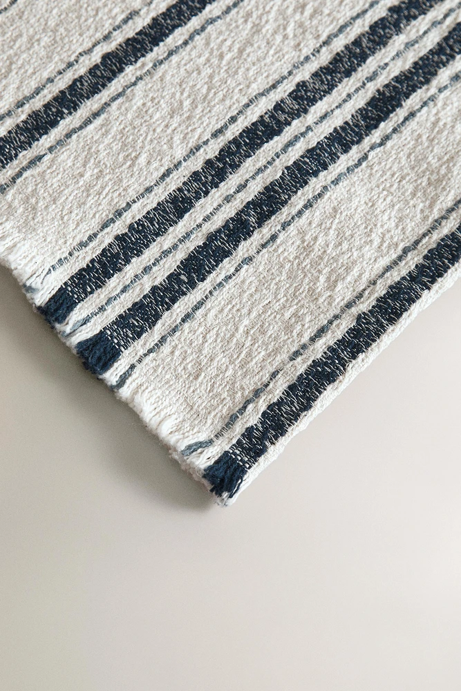 PLAID COTON RAYURES