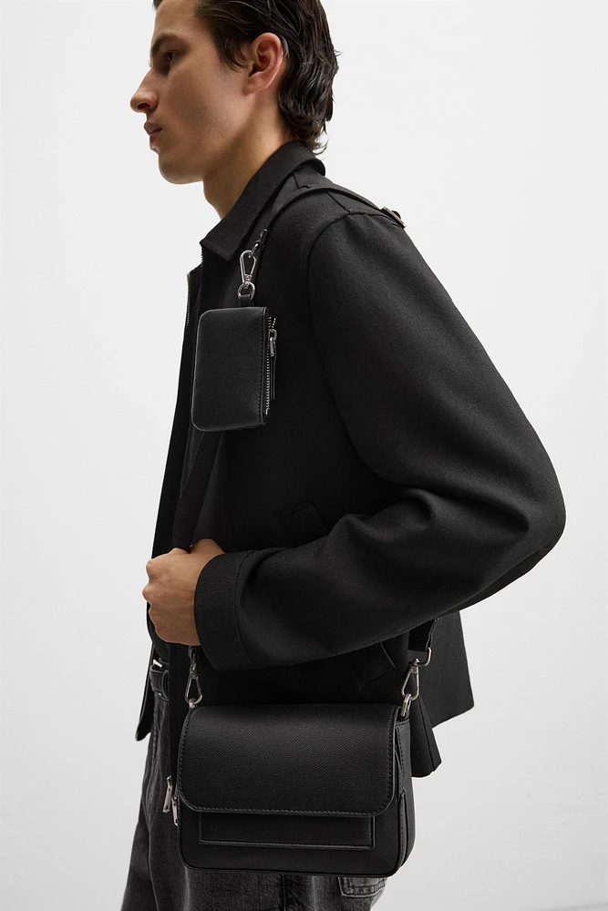 TEXTURE CROSSBODY BAG