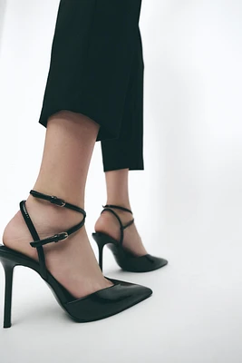 STRAPPY SLINGBACK HEELS