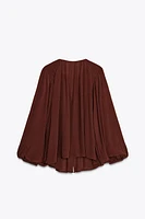 BLOUSE FLUIDE FRONCES