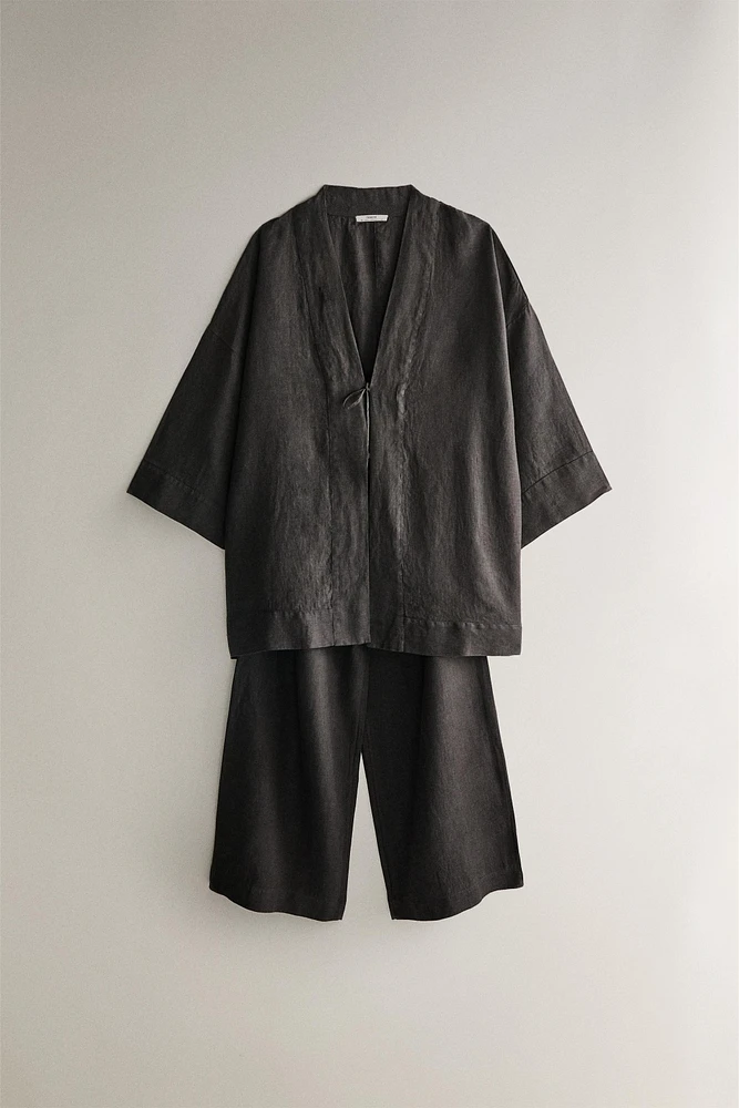 LINEN KIMONO
