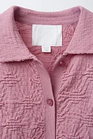 GILET EN MAILLE STRUCTURÉE