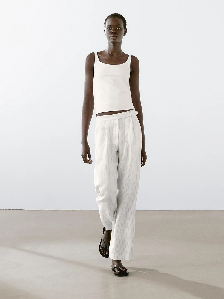 Cotton blend tank top